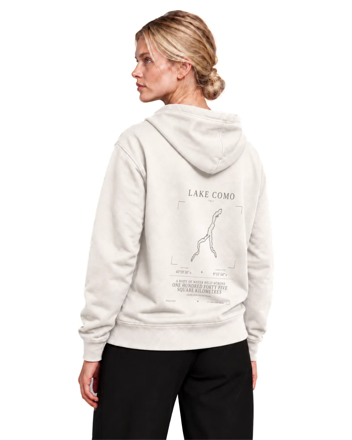 Model wearing the Lake Como Atlas Signature