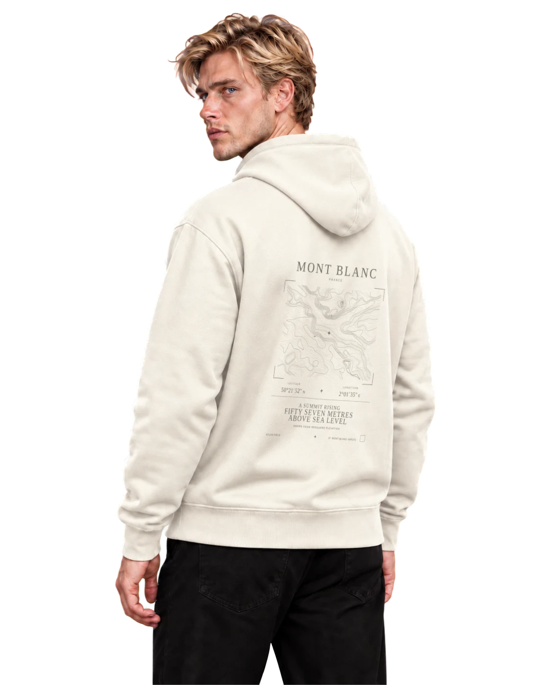 Model wearing the Mont Blanc Atlas Signature