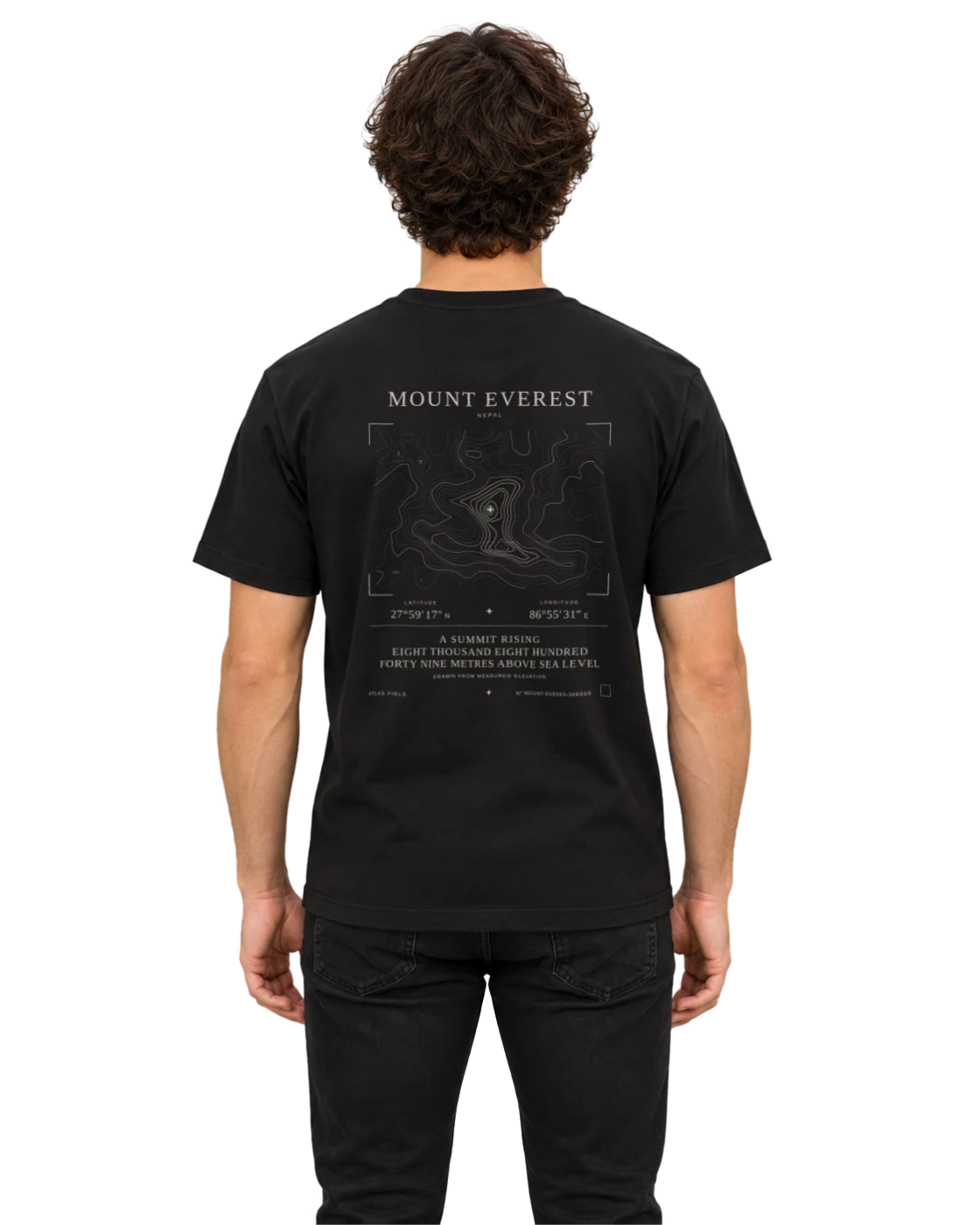 Aron wearing the Mount Everest Atlas Signature
