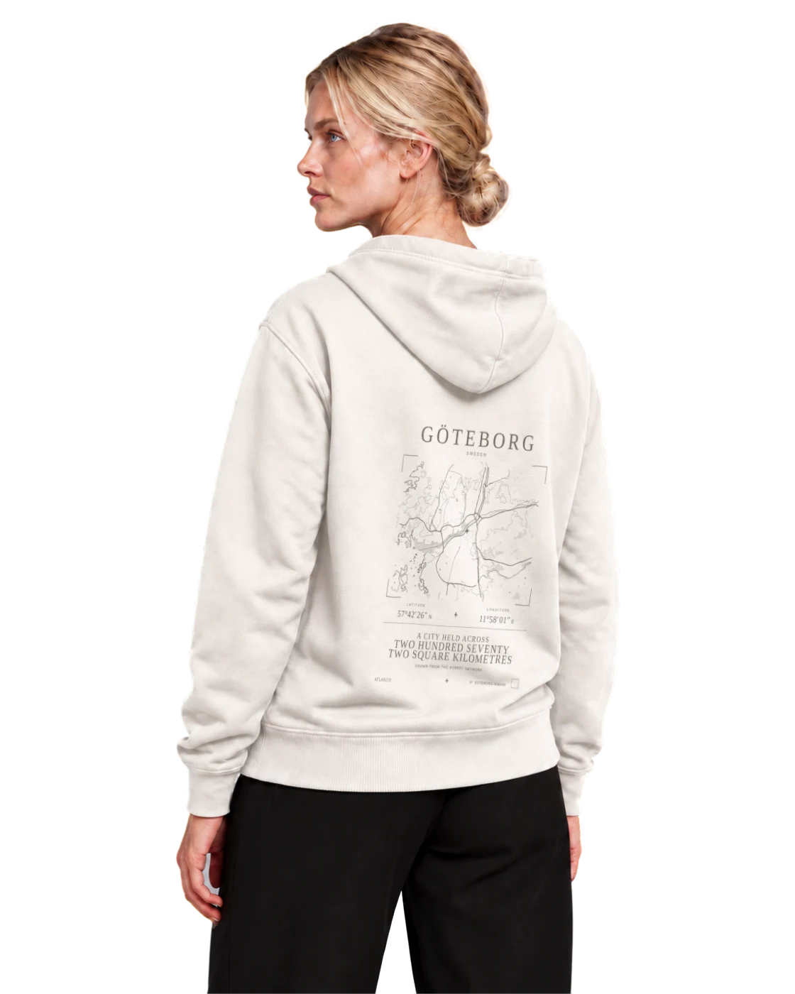 Elsa wearing the Göteborg Atlas Signature