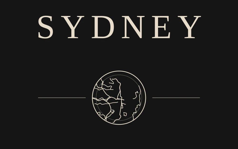 Front print for Sydney