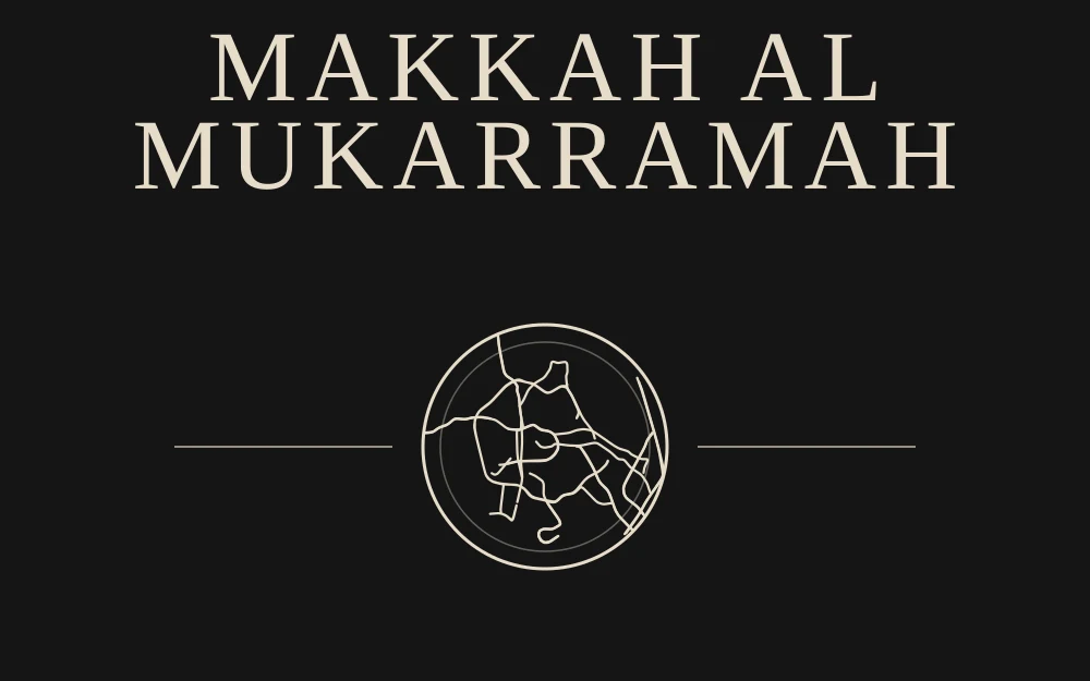 Front print for Makkah Al Mukarramah