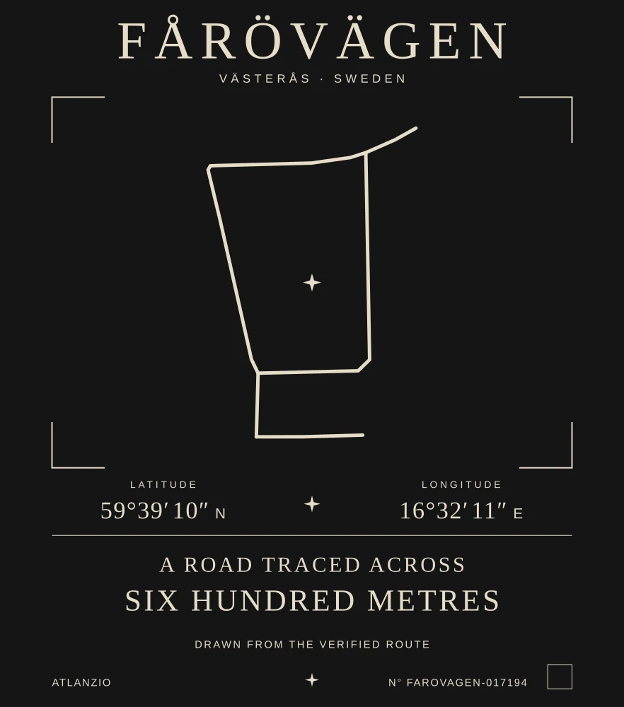 Fårövägen Atlas print