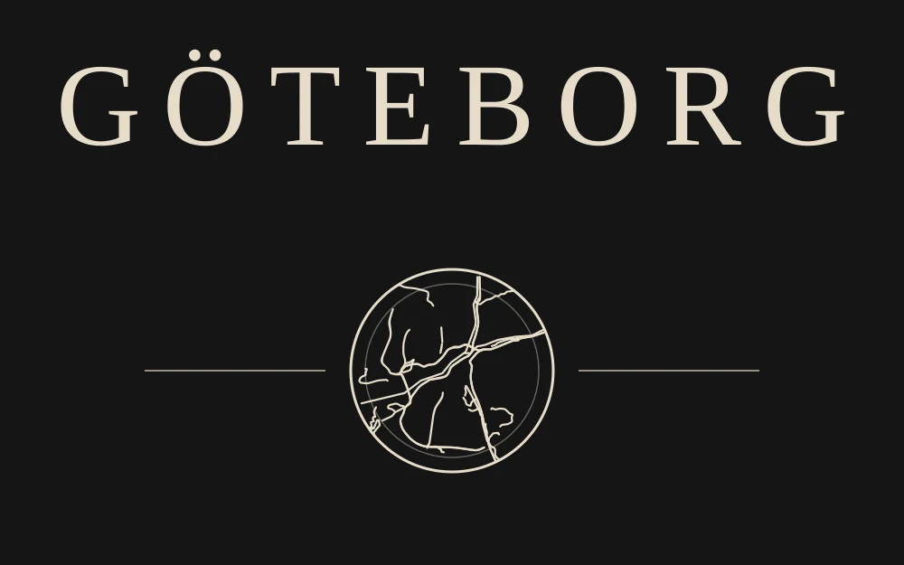 Front print for Göteborg
