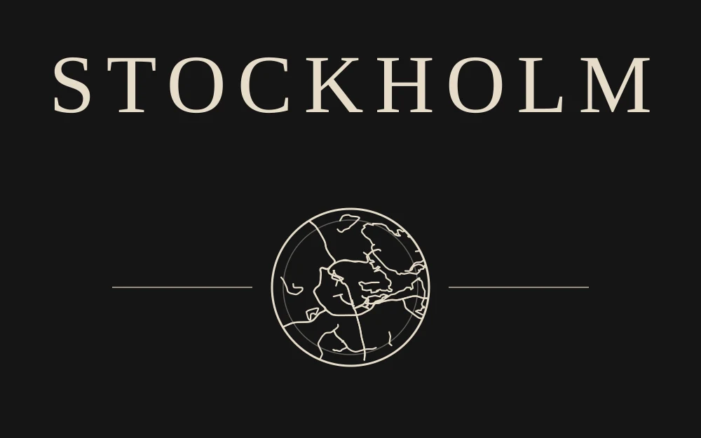 Front print for Stockholm