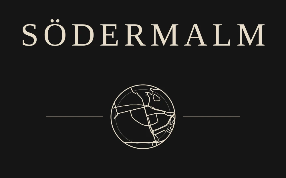 Front print for Södermalm