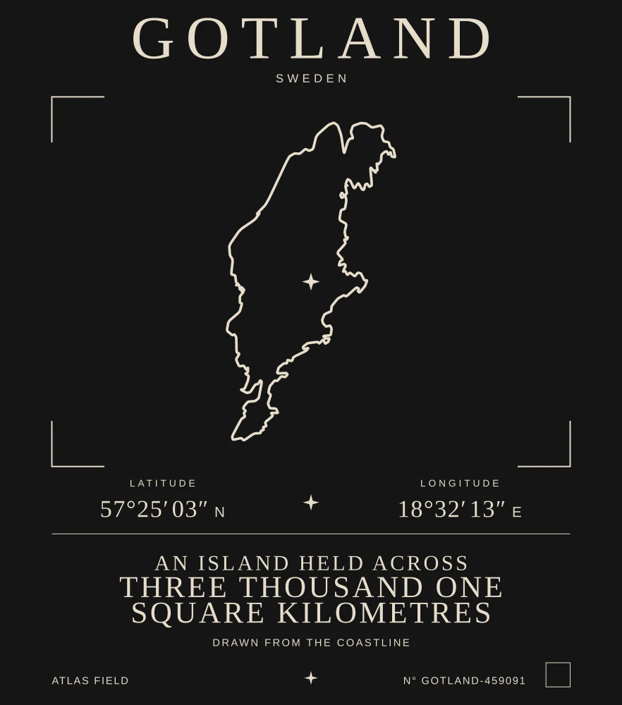 Gotland Atlas print