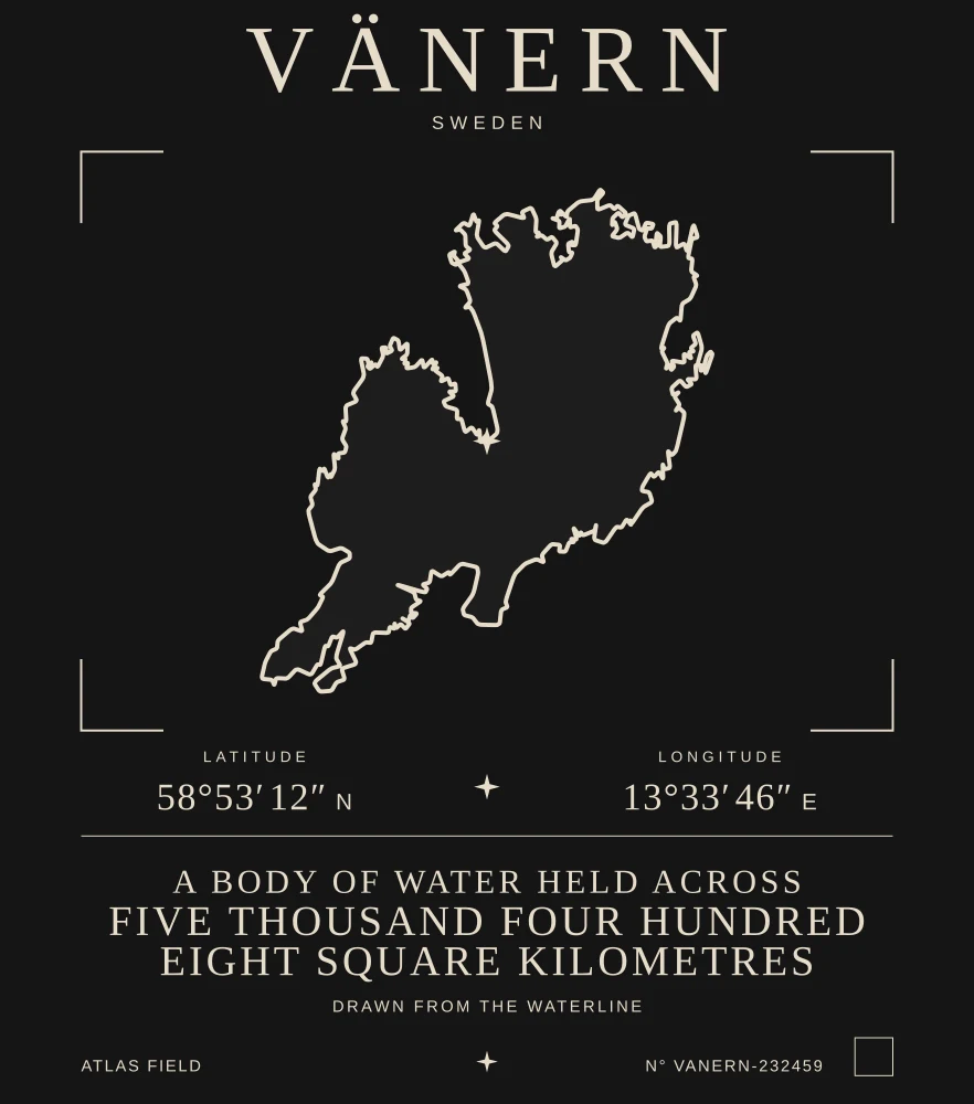 Vänern Atlas print