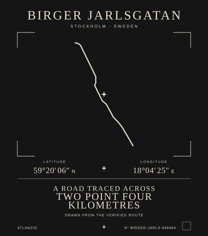 Birger Jarlsgatan Atlas print