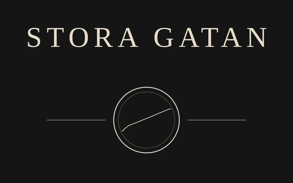 Front print for Stora gatan