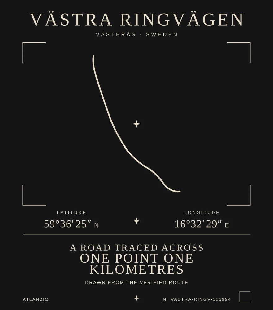 Västra Ringvägen Atlas print