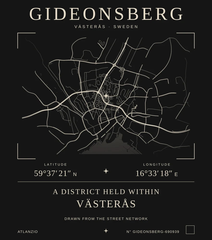 Gideonsberg Atlas print