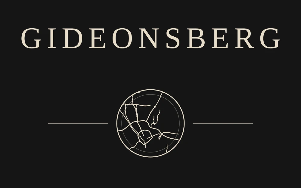 Front print for Gideonsberg
