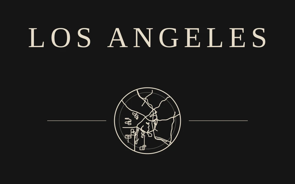 Front print for Los Angeles