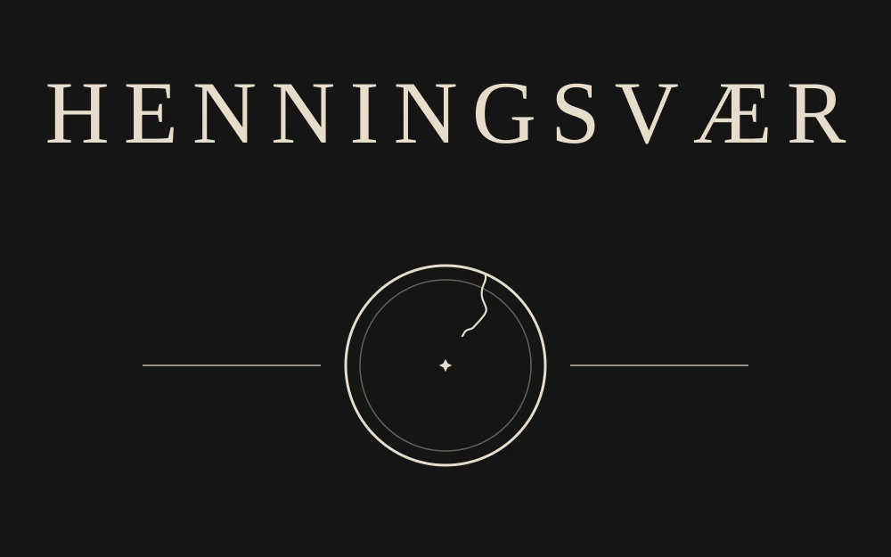 Front print for Henningsvær