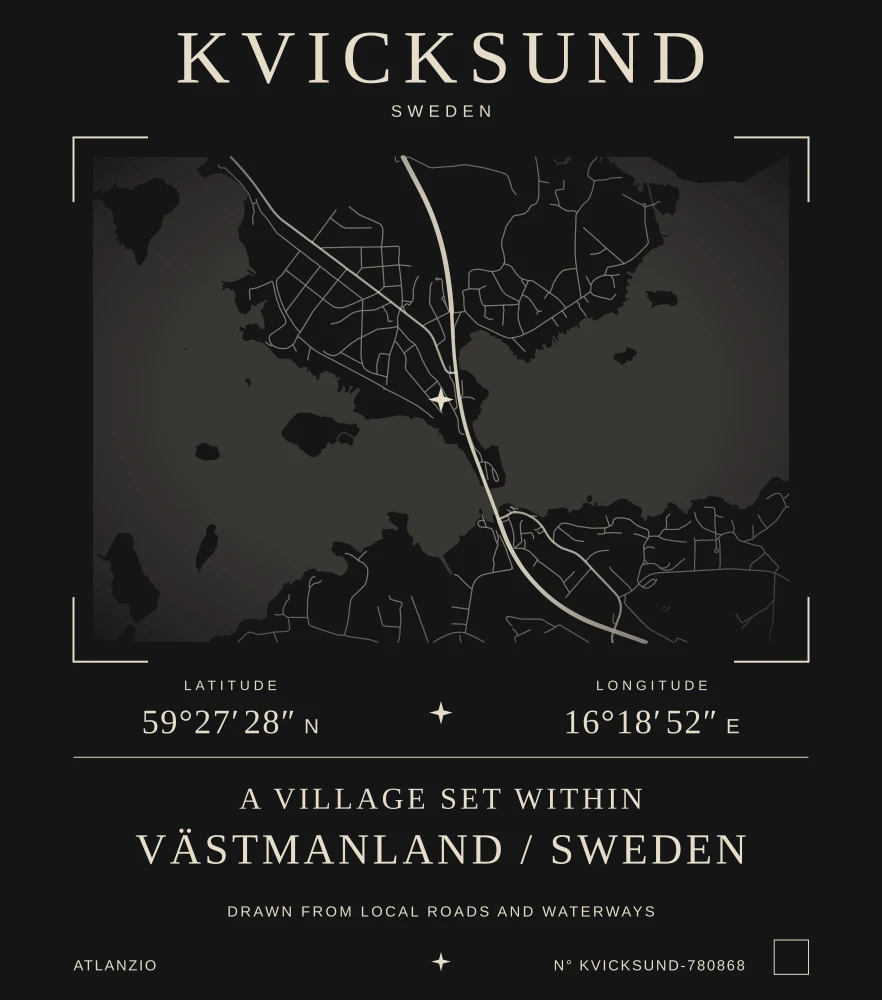 Kvicksund Atlas print